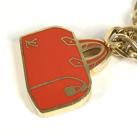 LOUIS VUITTON Chain Iconic Bag Charm Key Holder - Picture 6 of 13